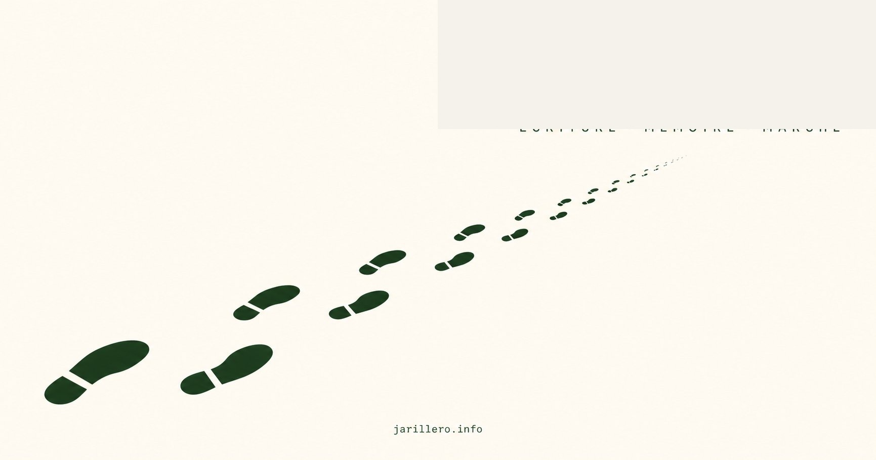Andando — Écriture, Mémoire, Marche